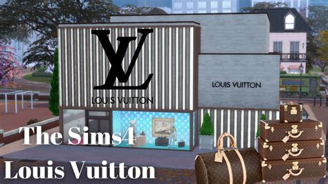 sims 4 Louis Vuitton store